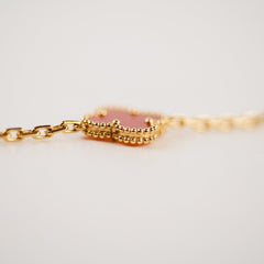 Van Cleef & Arpels Vintage Alhambra 5 Motif Bracelet Carnelian (2026)