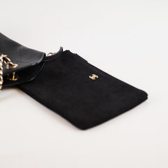 Chanel Grained Calfskin Shopping Bag Large Black Microchip