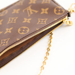 Louis Vuitton Multi Pochette Monogram (Pink Strap)