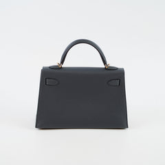 Hermès Mini Kelly Gris Misty 2024