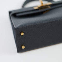 Hermès Mini Kelly Gris Misty 2024