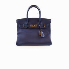 Hermès Birkin 30 Blue Epsom - X Stamp