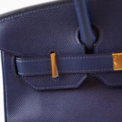 Hermès Birkin 30 Blue Epsom - X Stamp