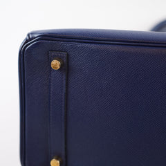 Hermès Birkin 30 Blue Epsom - X Stamp