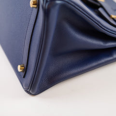 Hermès Birkin 30 Blue Epsom - X Stamp