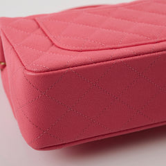 Chanel Top Handle Mini Rectangular Caviar Pink