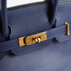 Hermès Birkin 30 Blue Epsom - X Stamp