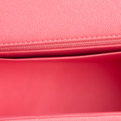 Chanel Top Handle Mini Rectangular Caviar Pink