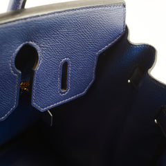 Hermès Birkin 30 Blue Epsom - X Stamp