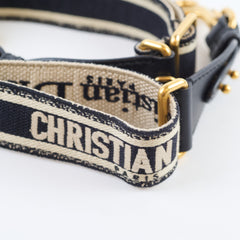 Christian Dior Adjustable Shoulder Strap Black