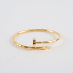 Cartier Classic Juste Un Clou Yellow Gold Bracelet Size 16