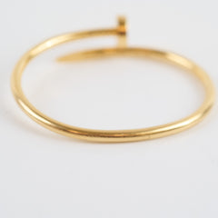 Cartier Classic Juste Un Clou Yellow Gold Bracelet Size 16