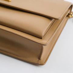 Saint Laurent Sunset Medium Dark Beige