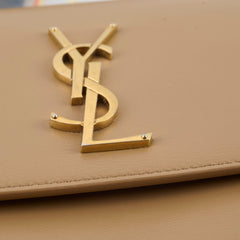 Saint Laurent Sunset Medium Dark Beige