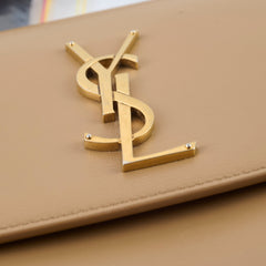 Saint Laurent Sunset Medium Dark Beige