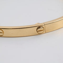 Cartier Free Love Bracelet Yellow Gold Size 17