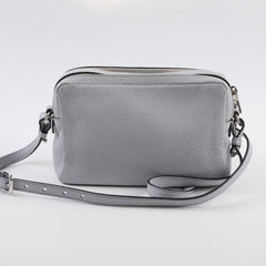 Prada Leather Camera Bag Grey (two straps)