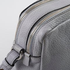 Prada Leather Camera Bag Grey (two straps)