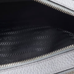 Prada Leather Camera Bag Grey (two straps)