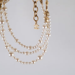 Chanel Long Pearl Necklace Costume Jewllery