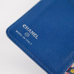 Chanel Bifold Yen Wallet Leather Blue