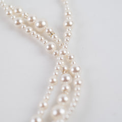 Chanel Long Pearl Necklace Costume Jewllery