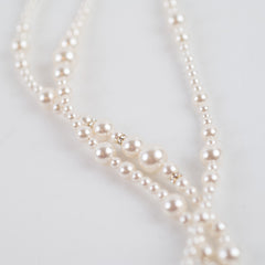 Chanel Long Pearl Necklace Costume Jewllery