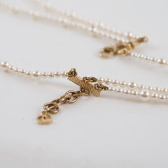 Chanel Long Pearl Necklace Costume Jewllery