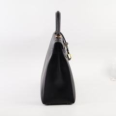 Hermes Kelly 35 Ardennes Sellier Black - Stamp D Square