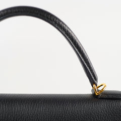 Hermes Kelly 35 Ardennes Sellier Black - Stamp D Square