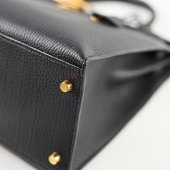 Hermes Kelly 35 Ardennes Sellier Black - Stamp D Square