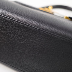 Hermes Kelly 35 Ardennes Sellier Black - Stamp D Square