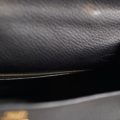 Hermes Kelly 35 Ardennes Sellier Black - Stamp D Square