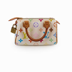 Louis Vuitton Murakami Nano Speedy Blanc