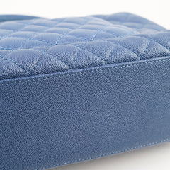 Chanel Coco Handle Medium Caviar Blue