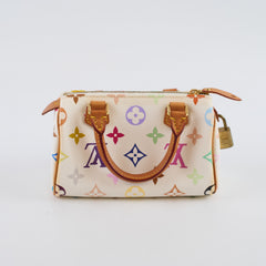 Louis Vuitton Murakami Nano Speedy Blanc