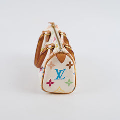 Louis Vuitton Murakami Nano Speedy Blanc