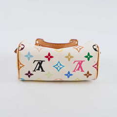 Louis Vuitton Murakami Nano Speedy Blanc