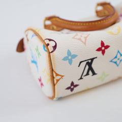 Louis Vuitton Murakami Nano Speedy Blanc