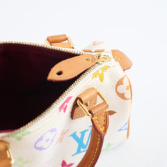 Louis Vuitton Murakami Nano Speedy Blanc