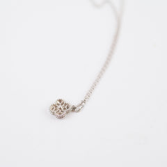 Van Cleef & Arpels Sweet Alhambra White Gold Necklace