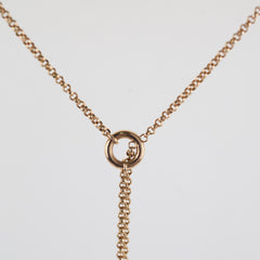 Hermes Kelly Clochette 18K Rose Gold Necklace Small Model