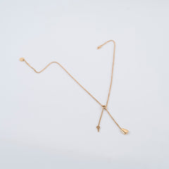 Hermes Kelly Clochette 18K Rose Gold Necklace Small Model