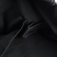 Chanel Diamond Stitched Expandable Leather Zip Tote Blacke