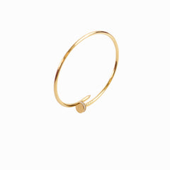 Cartier Juste un Clou JUC Small Diamonds Size 17 Yellow Gold Bracelet