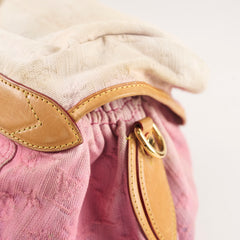 Louis Vuitton Sunburst Denim Crossbody Bag Pink