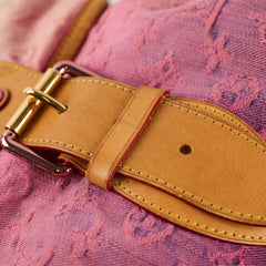 Louis Vuitton Sunburst Denim Crossbody Bag Pink