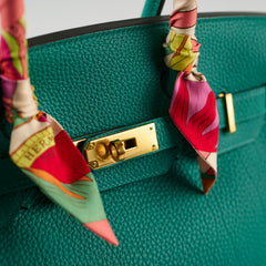 Hermes Birkin 30 Togo Blue Paon - Stamp D