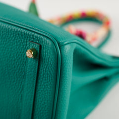 Hermes Birkin 30 Togo Blue Paon - Stamp D