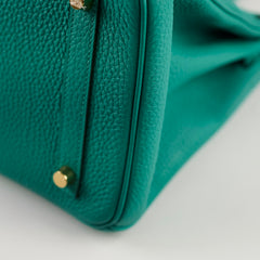 Hermes Birkin 30 Togo Blue Paon - Stamp D